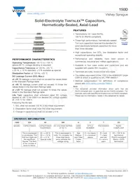 150D106X5100S2BE3 Datasheet Cover