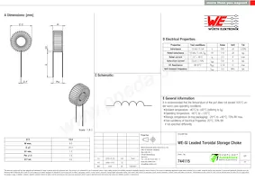 744115 Datasheet Cover