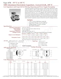 AFK688M10R44B-F Datasheet Copertura