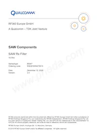 B39391B5047Z810 Datasheet Copertura