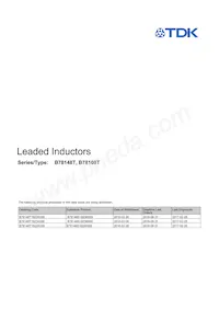 B78108T1562J000 Datasheet Cover