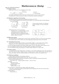 BLM18TG221TN1D Datasheet Pagina 11