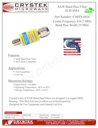 CBPFS-0836數據表 封面