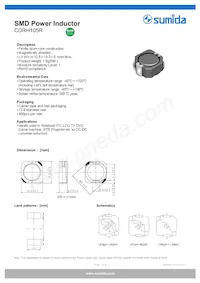 CDRH105RNP-8R2NC數據表 封面