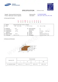 CL31B223KCCNNNC Datenblatt Cover