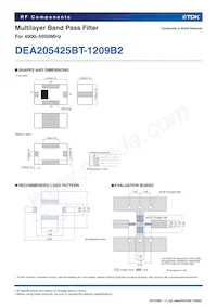 DEA205425BT-1209B2 Datasheet Pagina 2