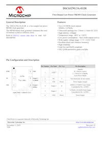 DSC612NL3A-012RT Datasheet Copertura