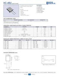 ECS-736.69-S-1X Datasheet Copertura