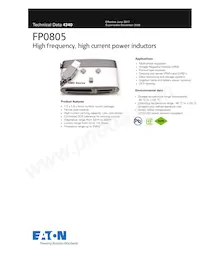 FP0805R1-R07-R Datenblatt Cover