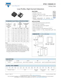 IFSC1008ABER6R0M01 Datasheet Copertura