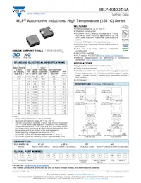 IHLP4040DZER150M5A Datasheet Copertura