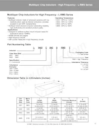 L0603C2N7SRMST Datasheet Pagina 11