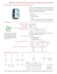 LPX821M250H5P3 Datasheet Copertura