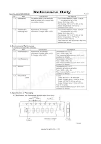 LQM18NNR39K00D Datasheet Page 3