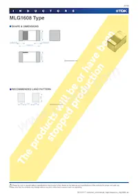 MLG1608SR82JT000 Datasheet Pagina 5