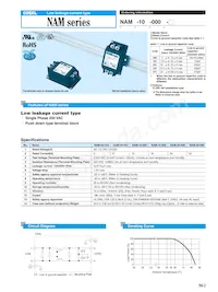 NAM-30-471-DXU Datasheet Copertura