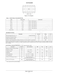 NUF6406MNT1G數據表 頁面 2