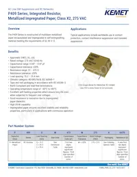 P409CP104M275AH151 Datasheet Copertura