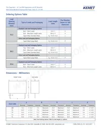 P409CP104M275AH151 Datasheet Pagina 2