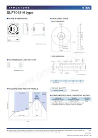 SLF7045T-3R3M2R2-H Datasheet Page 4