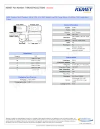 T495X337K010ZTE040 Datenblatt Cover