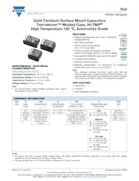 TH3E476M025E0600 Datasheet Copertura