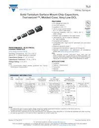 TL3E107K020C0150 Datasheet Copertura