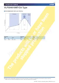 VLF504010MT-220M-CA Datasheet Pagina 4