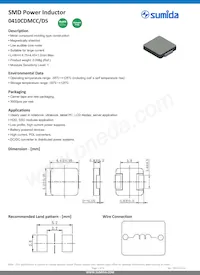 0410CDMCCDS-R68MC Datasheet Copertura