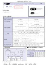 50YK1M5X11 Datasheet Copertura