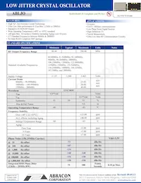 ABLJO-V-125.000MHZ Datenblatt Cover