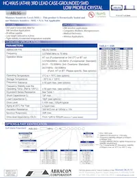 ABLSG-30.000MHZ-D2Y-F-T Datasheet Copertura