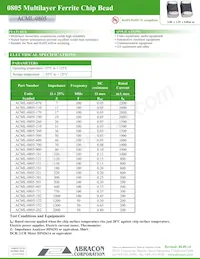 ACML-0805-202-T Datasheet Cover