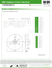 ACML-0805-202-T Datasheet Pagina 4