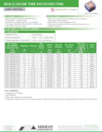 AISC-0805HQ-16NJ-T Datasheet Cover