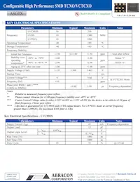 ASGTX-D-1.2890625GHZ-2-T Datasheet Pagina 2