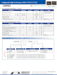 ASGTX-D-1.2890625GHZ-2-T Datasheet Pagina 3