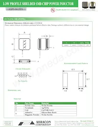 ASPI-0615FS-3R3N-T2 Datasheet Pagina 2