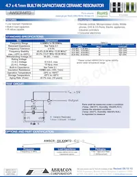 AWSCR-50.00MTD-T Datasheet Copertura