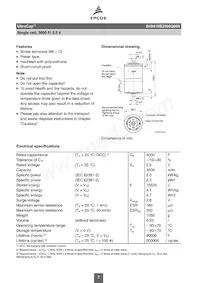 B49410B2506Q000 Datasheet Pagina 2