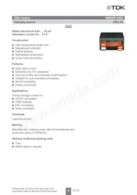 B82559A3232A025 Datasheet Pagina 2