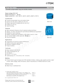 B82724J2602N041 Datasheet Pagina 2