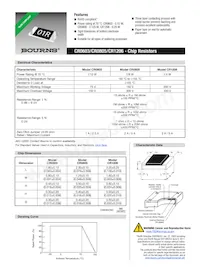 CR0603-FX-2702GLF Datasheet Cover