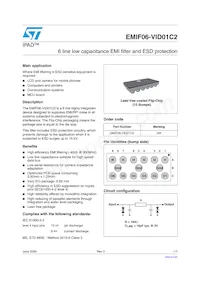 EMIF06-VID01C2 Datasheet Cover