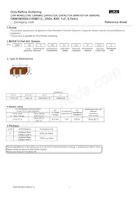 GNM1M2R60J105ME12D Datasheet Copertura