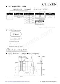 HC-49/U-S14318180ABKB Datasheet Pagina 2