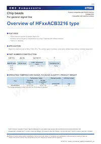 HF30ACB321611-T Datasheet Pagina 3