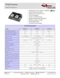 PF2272-10RJ1 Datasheet Cover