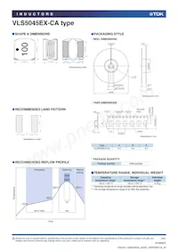 VLS5045EX-4R7M-CA Datasheet Pagina 4