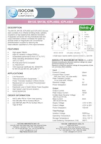 6N135SMT/R Datasheet Copertura